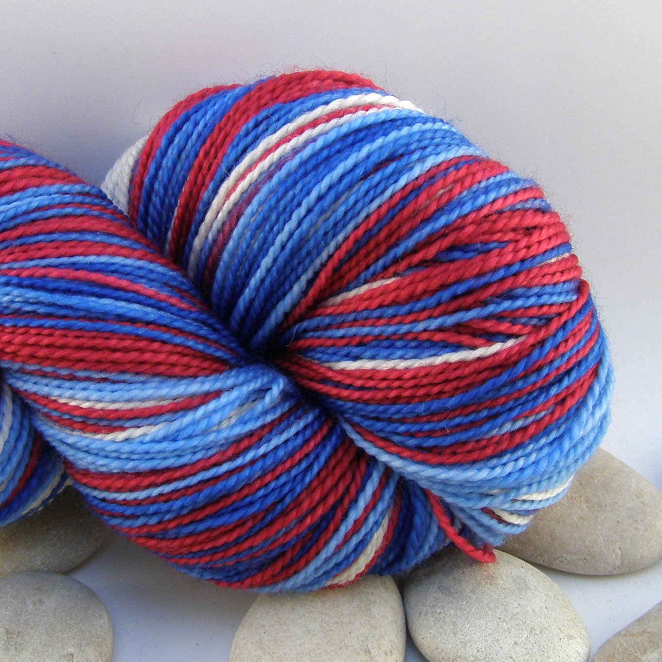 Dyed to Order - Self Striping Knitting Yarn Hand Dyed Superwash Merino Wool - Classic