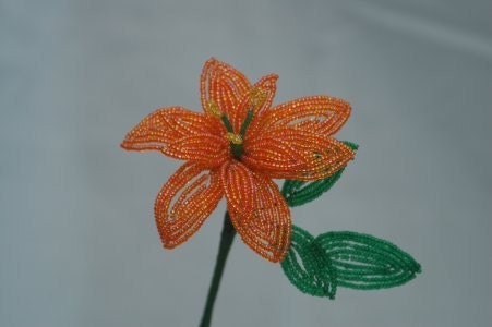 French Beaded Flower