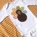 6-9mos Polka Dot Turkey onesie- longsleeve