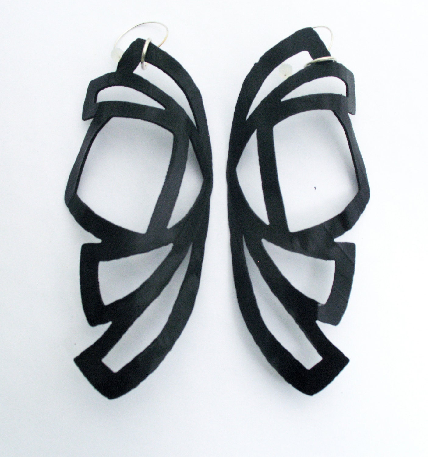 Reincarnated Records Wave Earrings