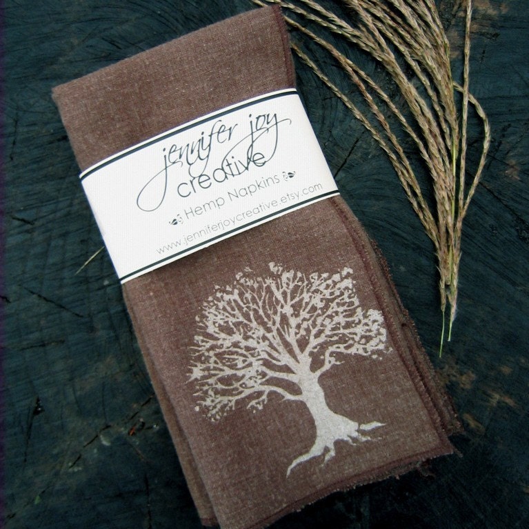 Lone Tree Hemp Cloth Napkins Set