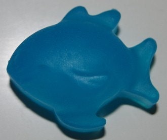 Blue Small Fish Glycerin Soap Scented Ocean
