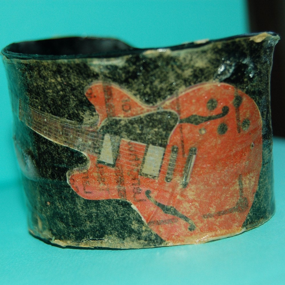 Going Electric  Recycled Vinyl Cuff