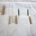circular knitting needle organizer - navy flower shapes
