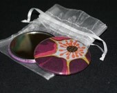 Island Girl Bags - Fabric Covered Pocket Mirror 2.25 inches Anna Maria Horner