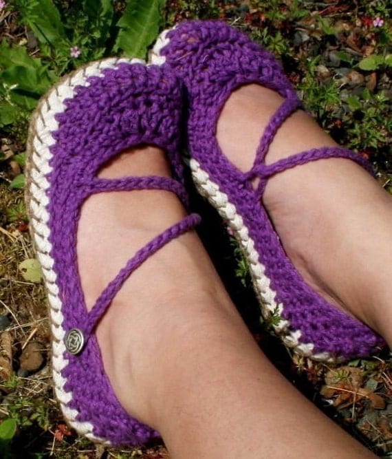 Crochet mary janes for adults