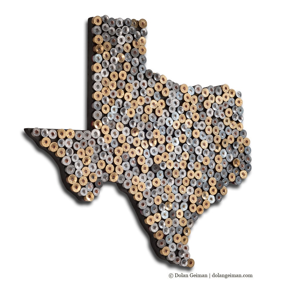 Texas Shotgun Shells, Don't Mess With Texas, State Artwork, Made to Order