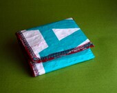 Urban Recycled Plastic Wallet with Raspberry Lace 