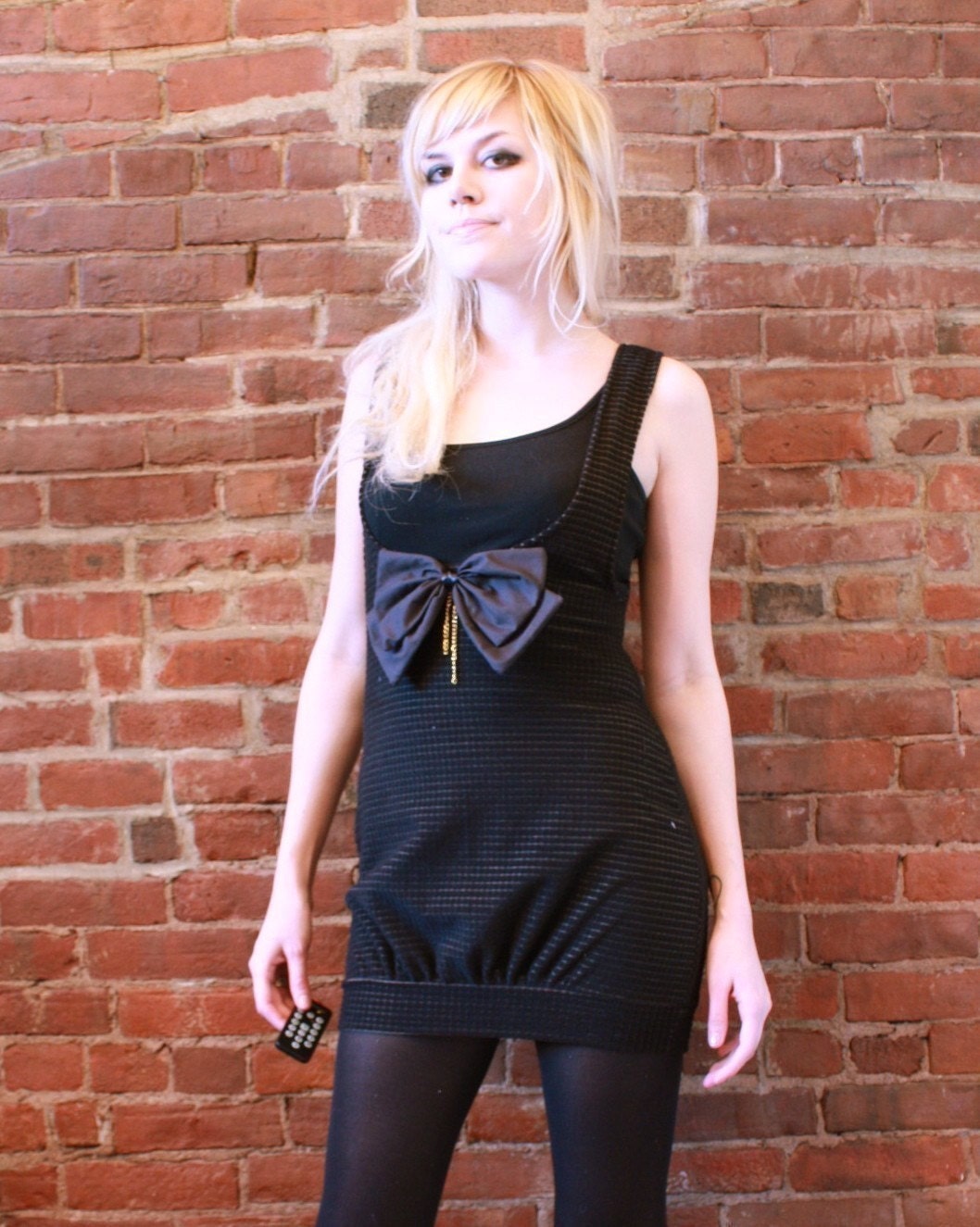Black Velvety Jumper XS S M or L