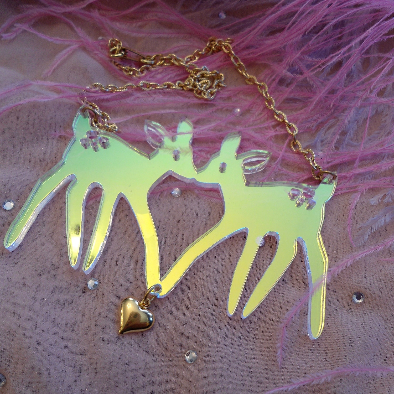 Radiant Acrylic FAWNS Necklace