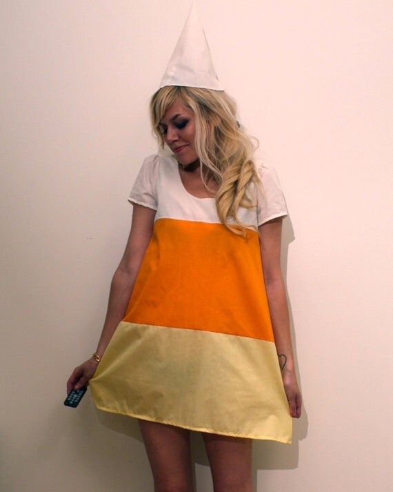 Candycorn Dress MADE TO ORDER