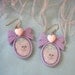 Kitty in Clouds Small Cameo Earrings