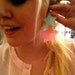 Rainbow Pastel Dangling Stars Earrings