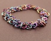Jingles - Titanium Shaggy Loops Chainmaille Bracelet