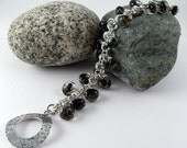 Chainmail and Lampworkd Bead Bracelet - Beads n Pizazz Chainmaille Bracelet