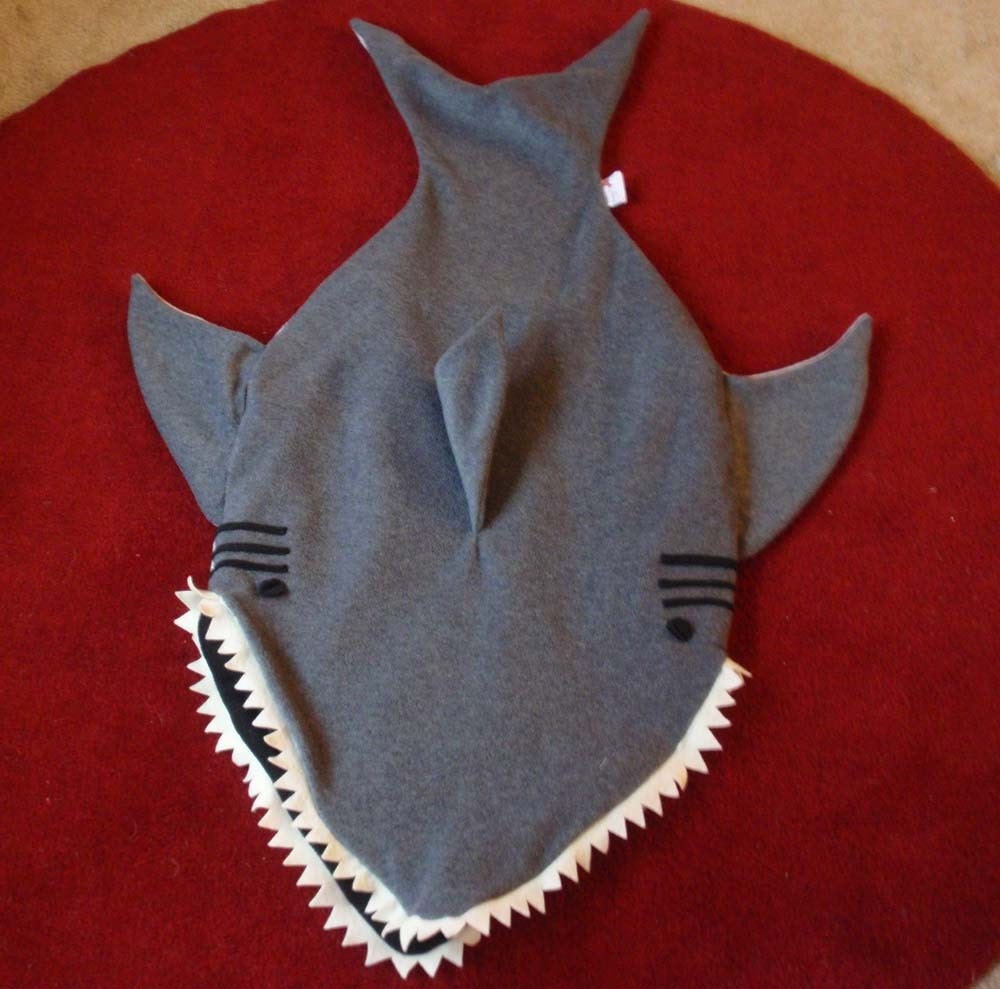 Dog Bed Blanket -- Simon The Shark -- PetCosy -- Silly Pet Sleeping Bag