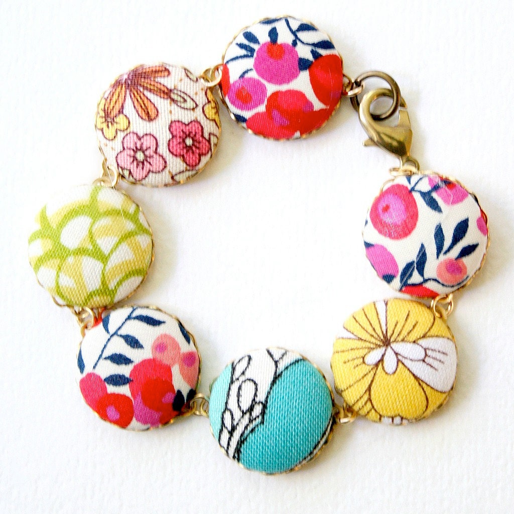Homespun Up Cycled Bracelet