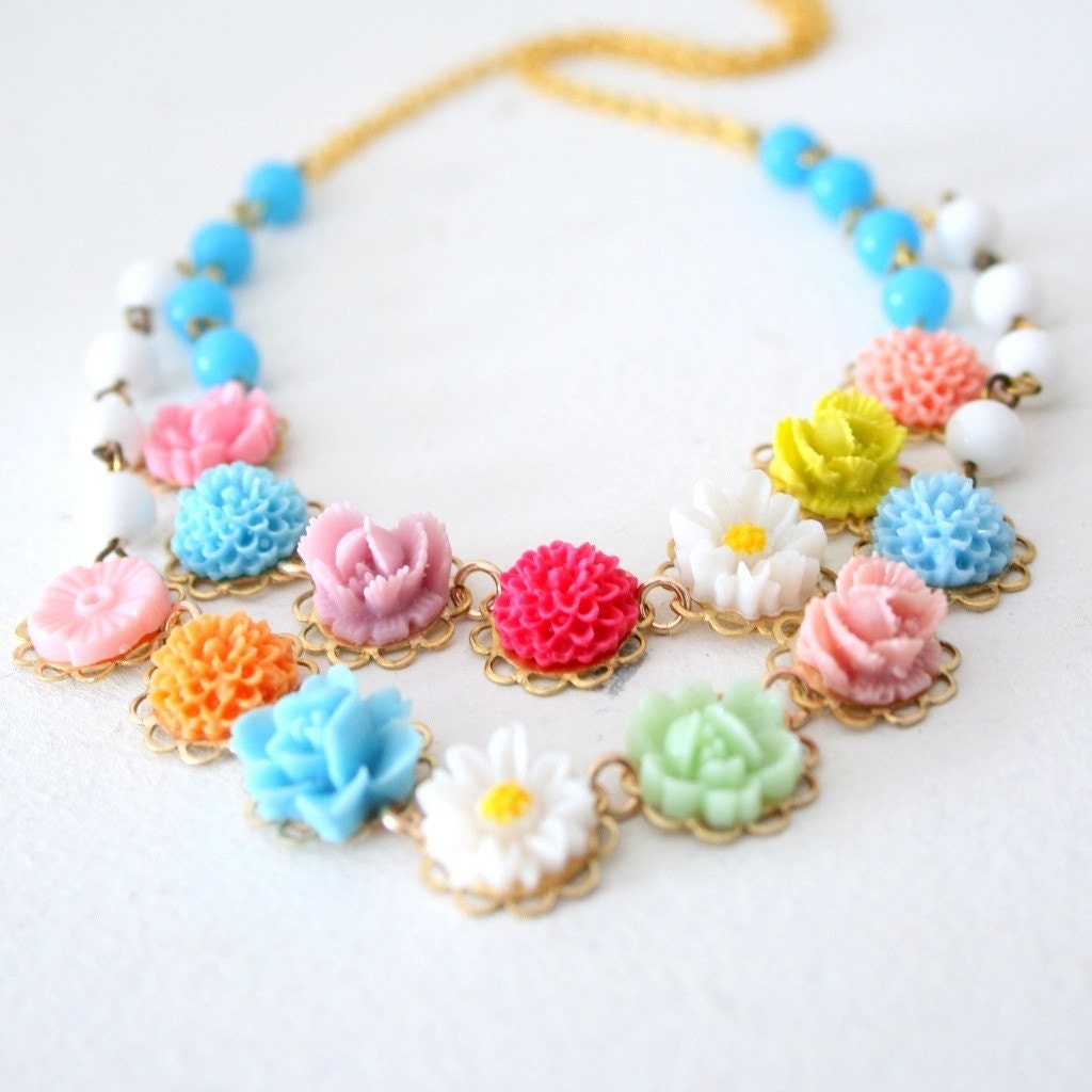 Chelsea Garden Double Floral Necklace