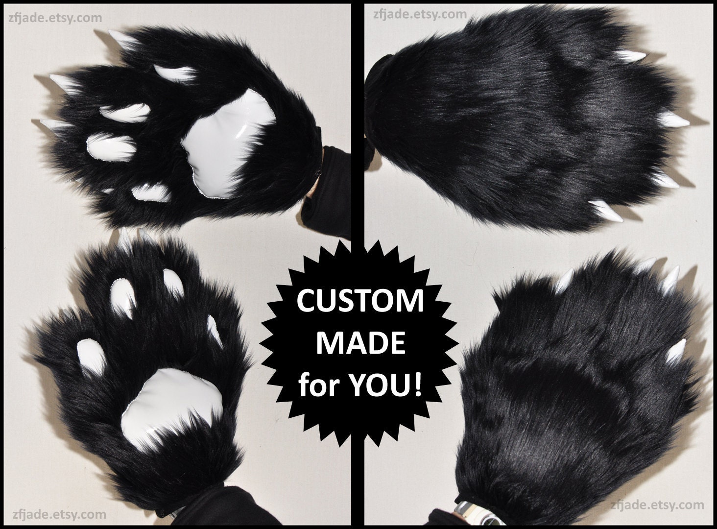 CUSTOM MADE for YOU: Furry Monster Gloves