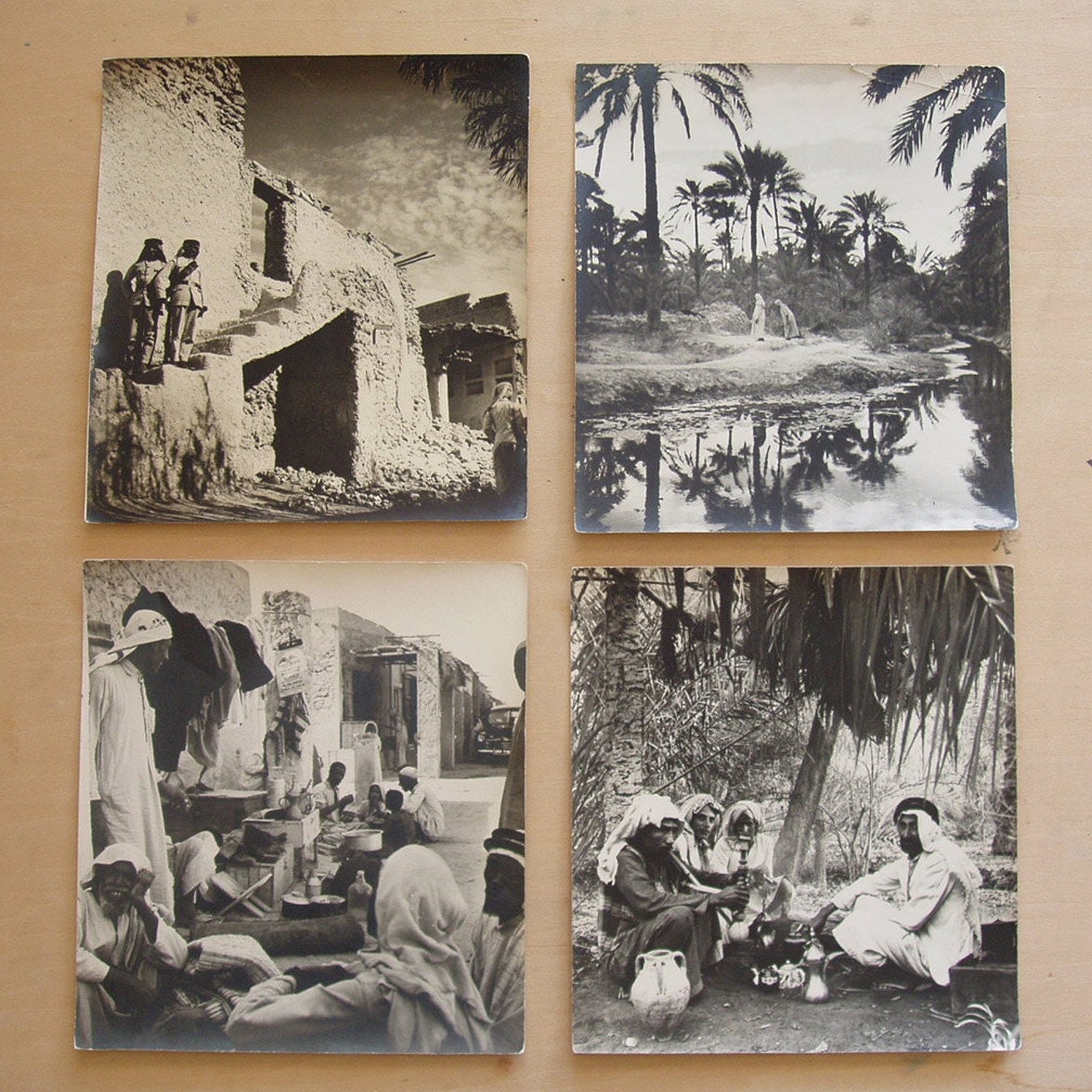 Vintage Black and White Middle Eastern Photos