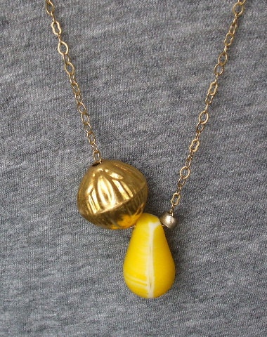 Antique african wedding bead necklace.