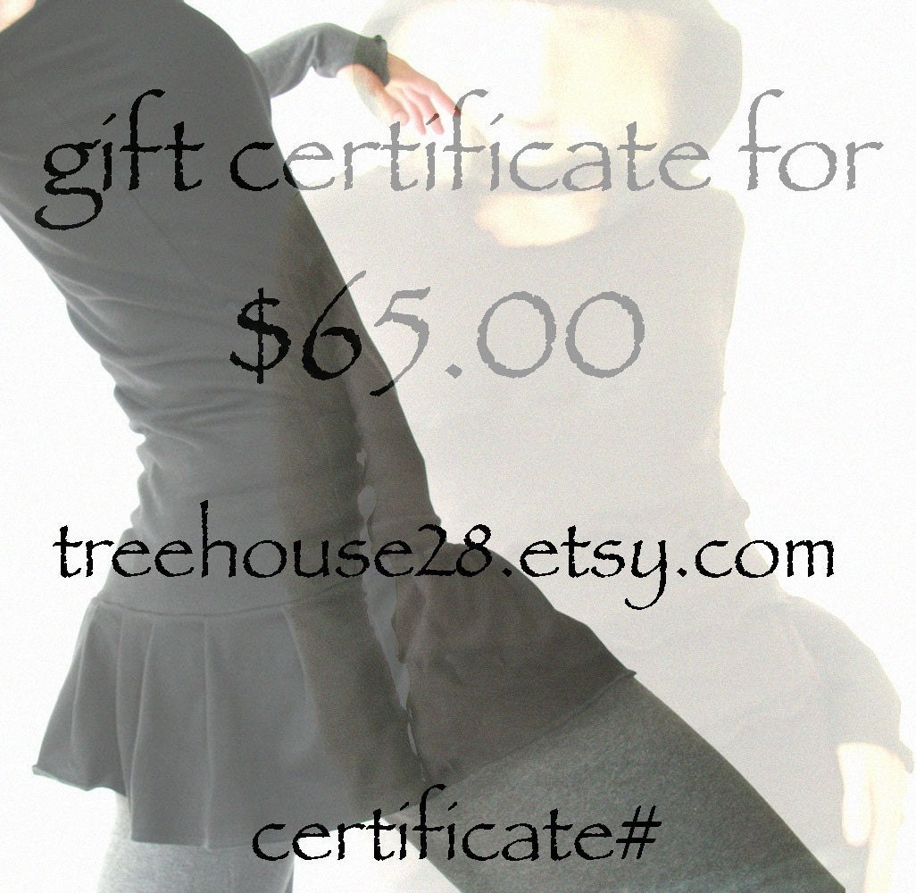 GIFT CERTIFICATE