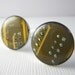 Circuit Cuff Links - Mustard Yellow
