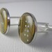Circuit Cuff Links - Mustard Yellow