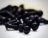 9mm safety craft eyes in solid black (100 pairs)