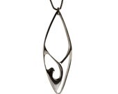 Koru Necklace - A Sterling Silver Pendant Fundraiser Handmade by Queens Metal