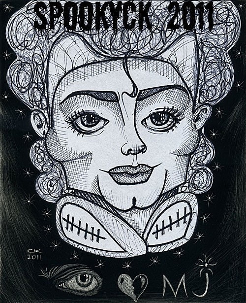 Eye Heart MJ - Caricature