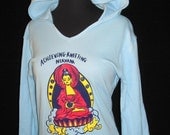 Knitting T-Shirt - Hoodie - Buddha Light blue
