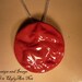Flying Red Witch Necklace Love and Luck Charm Necklace