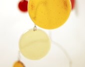 Glass Mobile - Circles in Gold