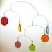 Glass Mobile - Circles - approx 18inch