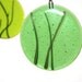 Green Glass Reeds Mobile - approx 3feet