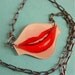 Kiss. Smooching Necklace.