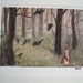 Woodland Art Decor - Breadcrumbs - Fine Art Rabbit Print - Small Size