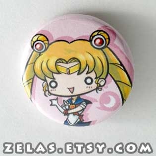 Sailor Moon Button