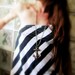 authentic vintage anchor pendant necklace