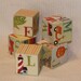 Wooden Alphabet Blocks Set of 5