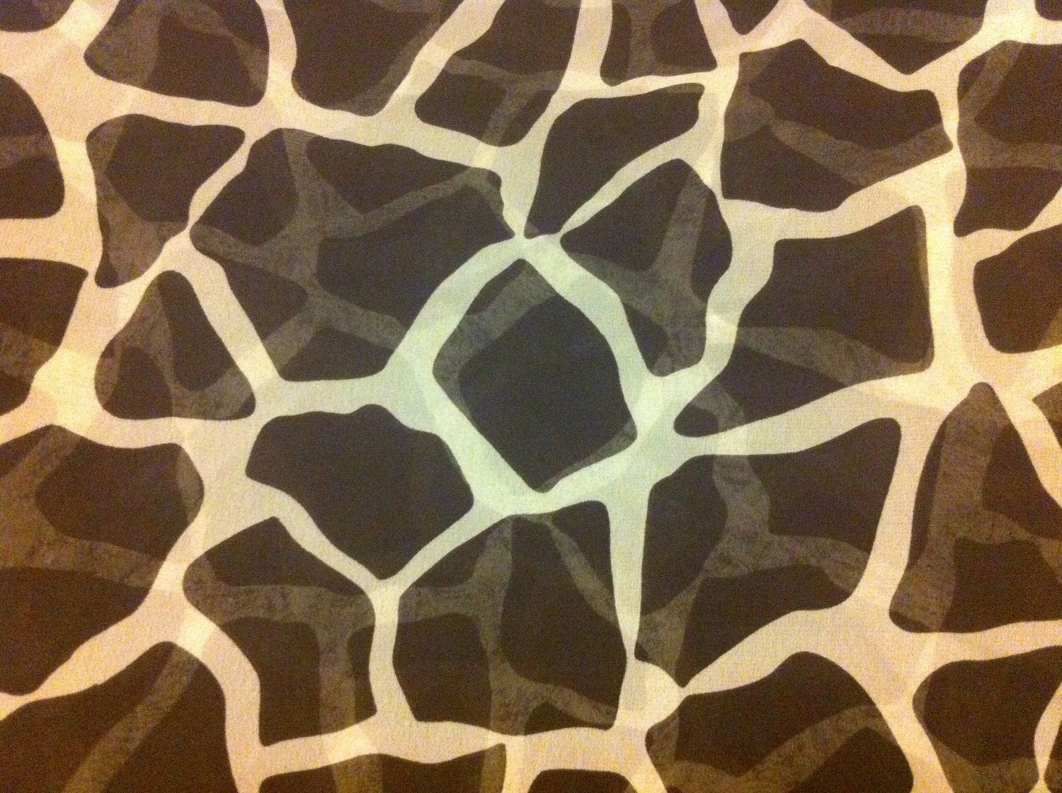 Chiffon Print in Brown/Beige