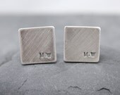 SPACE initial Cufflinks, Cuff links for men