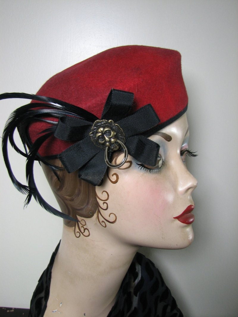 Hat Pillbox Style Steampunk Hat