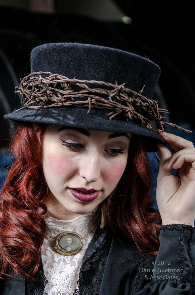 Hat - Steampunk Top Hat Mad Hatter Top Hat - Wired