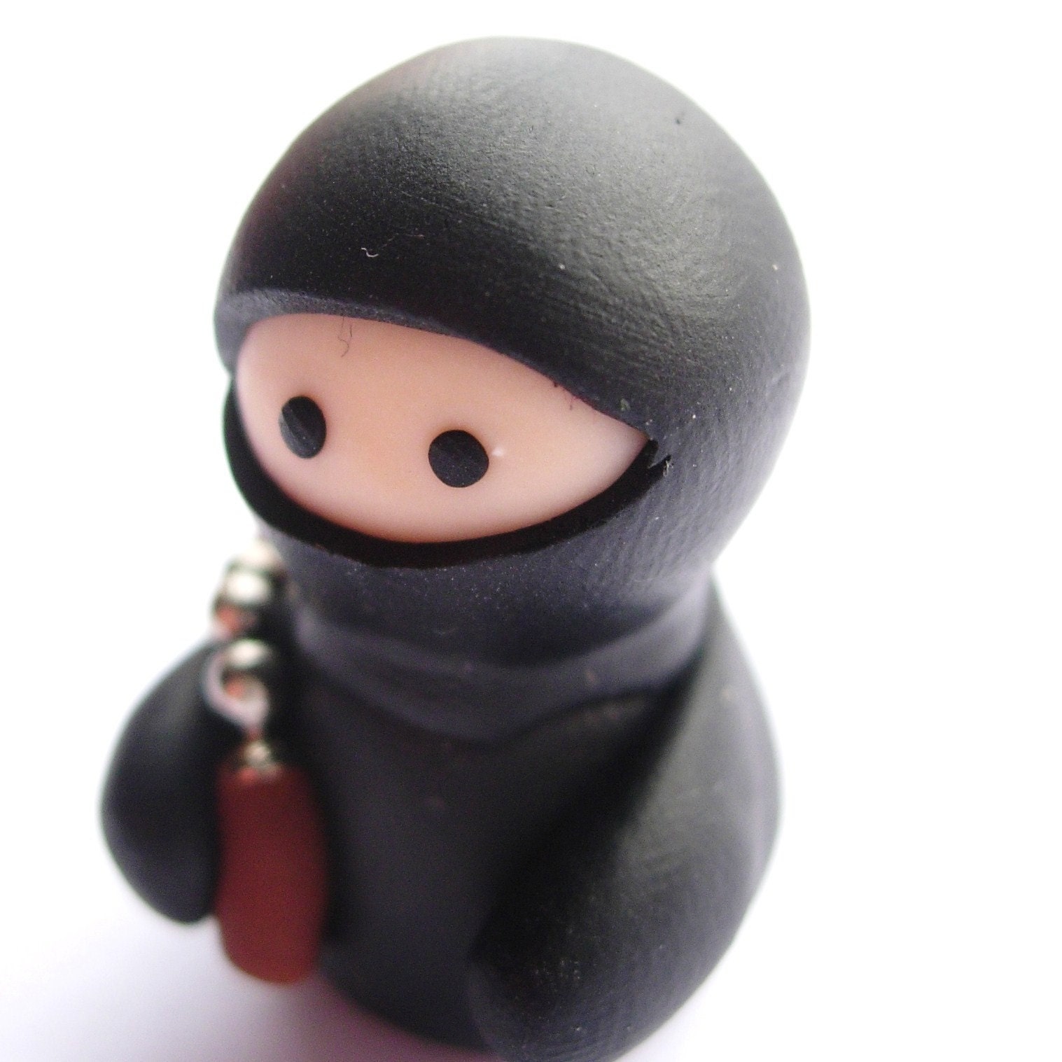 Little Black Ninja with Nunchucks