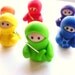 Set of 6 Rainbow Ninja Companions