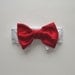 Dog Bow Tie: Wedding Cat or Dog Red Orange Pink Lavender
