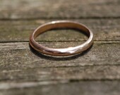 Rose Gold 2mm domed Wedding band- A Nice Slice of Gold