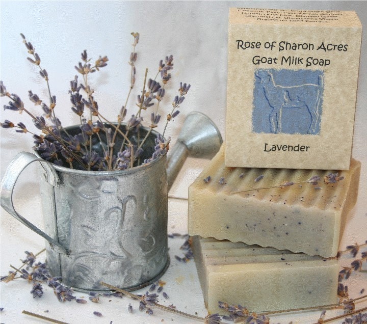 Simply Lavender Goat Milk Soap from Rose of Sharon Acres